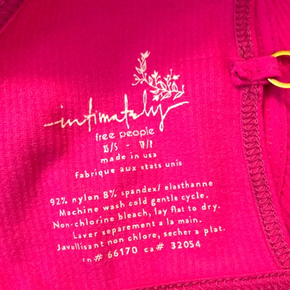 ❗️LAST CHANCE Free People Bralette XS/S PINK - Picture 7 of 7